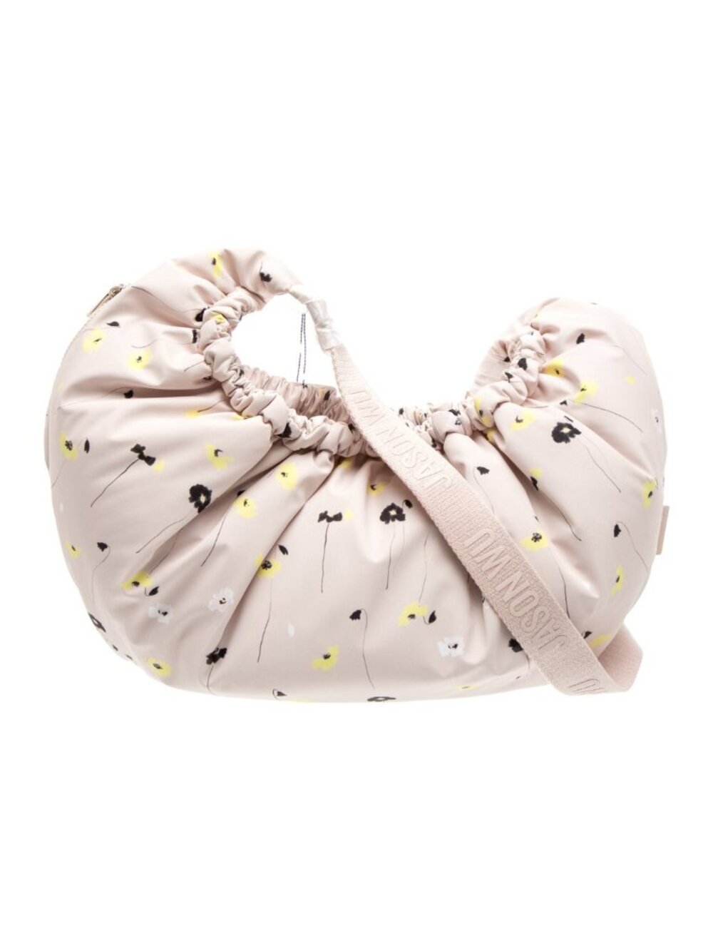 Jason Wu Floral Print Drawstring Hobo Handbag